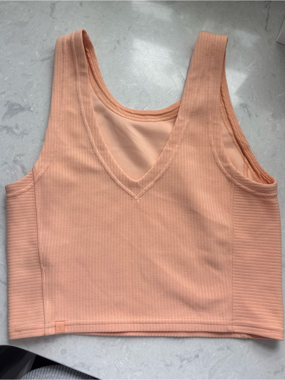 Lululemon Ribbed Softstreme Cropped Tank Top - Picture 4 of 6